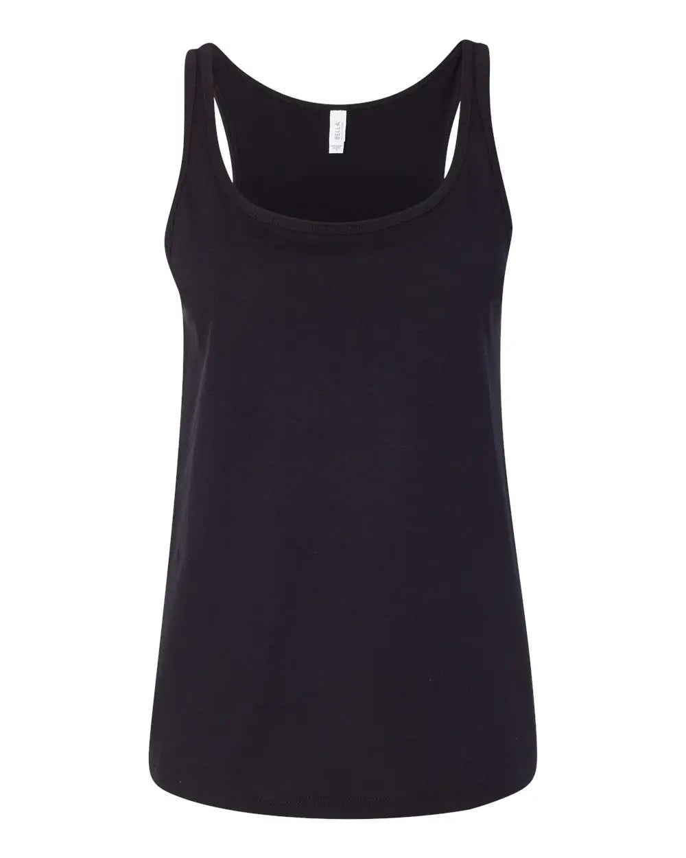Bella + Canvas 6488 Women’s Relaxed Jersey Tank - Black - s