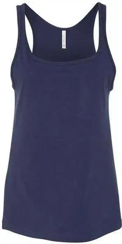 Bella + Canvas 6488 Womens Relaxed Jersey Tank - Navy