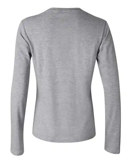 Bella + Canvas 6500 Womens Jersey Long Sleeve Tee Athletic Heather
