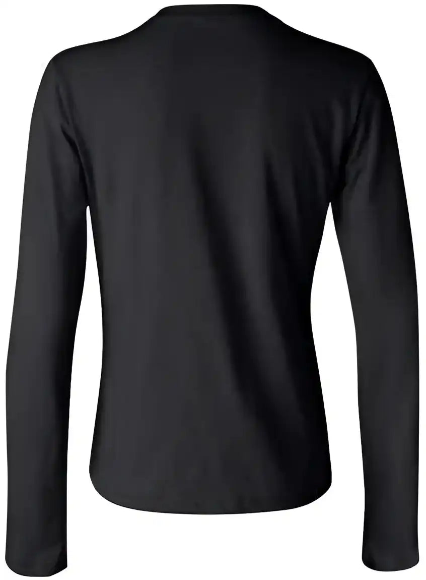 Bella + Canvas 6500 Womens Jersey Long Sleeve Tee - Black