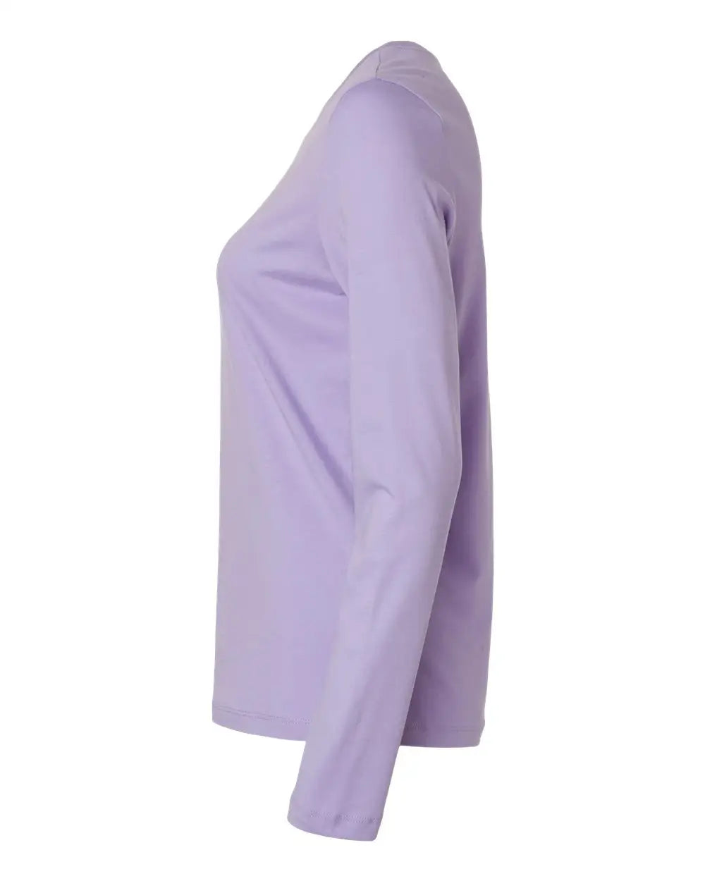 Bella + Canvas 6500 Women’s Jersey Long Sleeve Tee - Dark Lavender