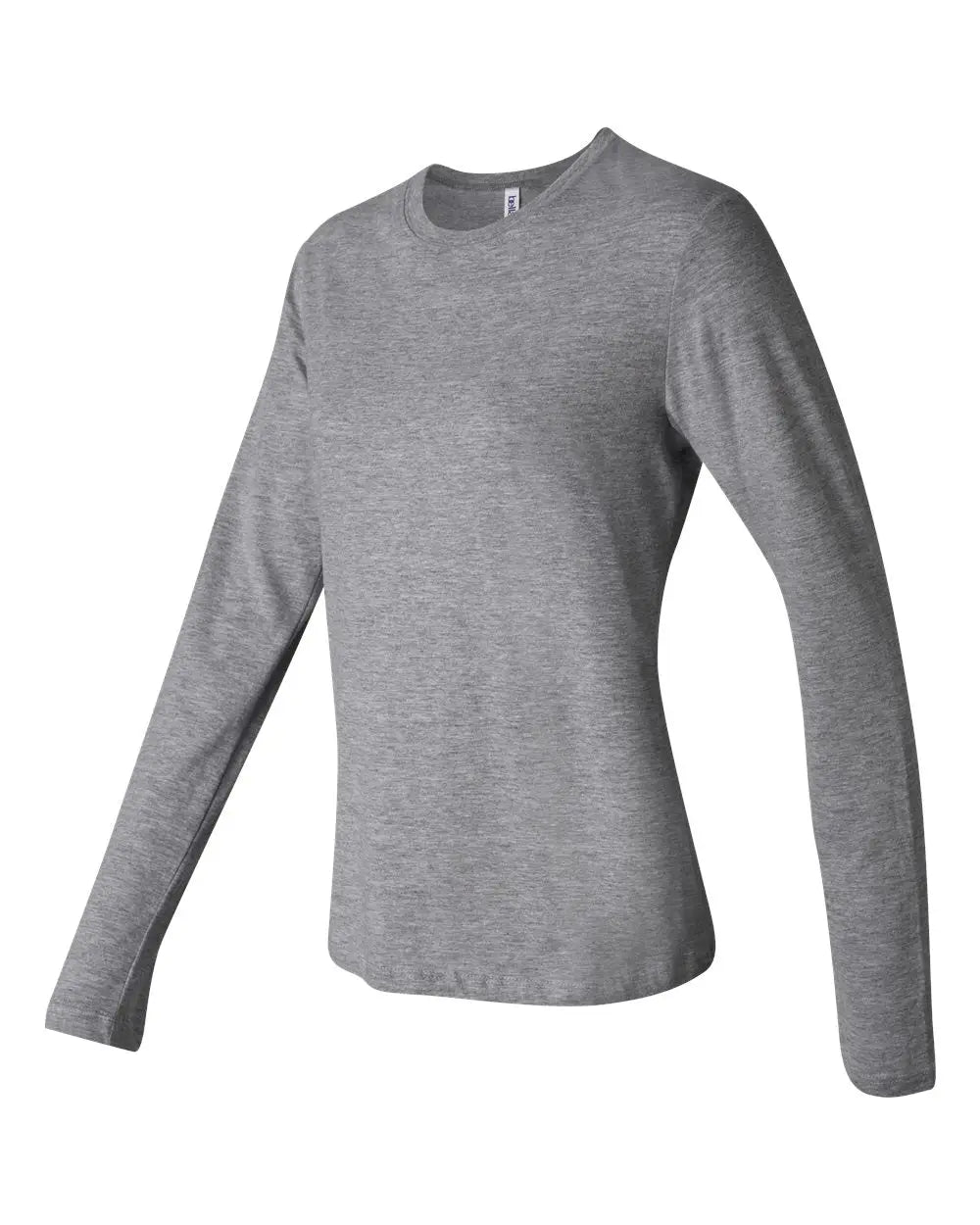 Bella + Canvas 6500 Women’s Jersey Long Sleeve Tee - Deep Heather