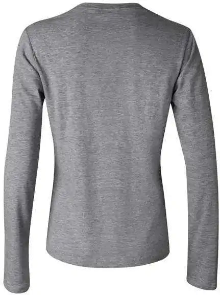 Bella + Canvas 6500 Womens Jersey Long Sleeve Tee Deep Heather