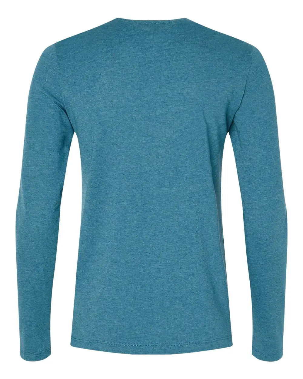 Bella + Canvas 6500 Women’s Jersey Long Sleeve Tee - Heather Deep Teal