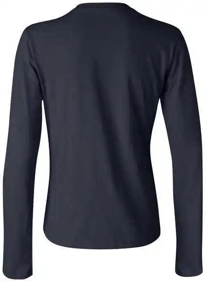 Bella + Canvas 6500 Womens Jersey Long Sleeve Tee - Navy