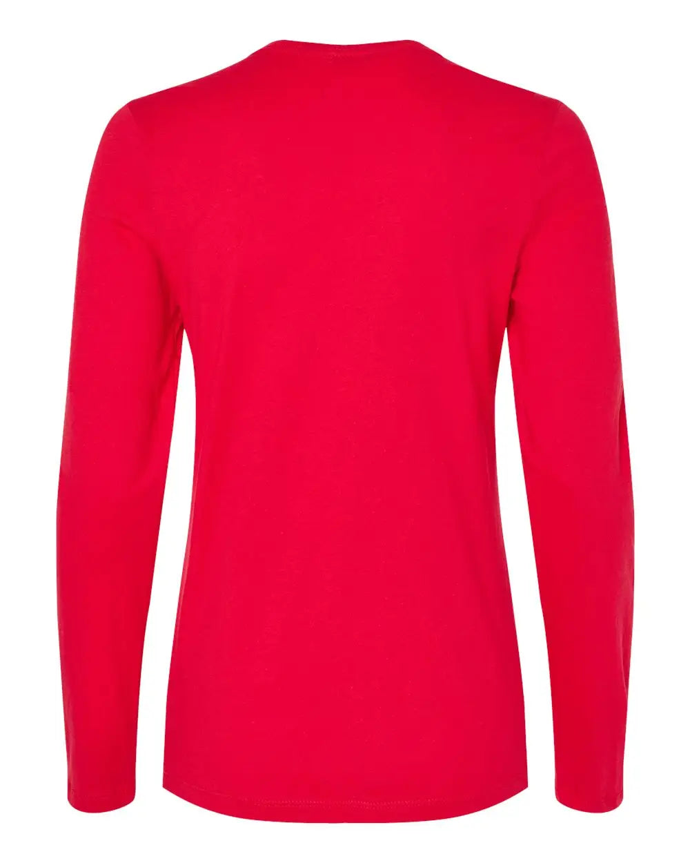 Bella + Canvas 6500 Women’s Jersey Long Sleeve Tee - Red
