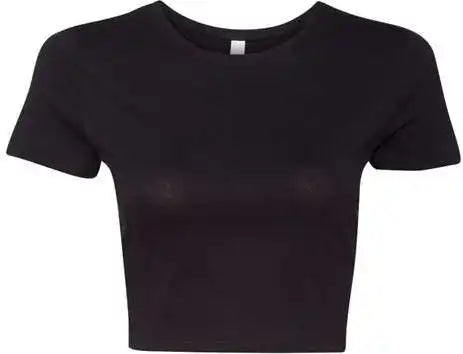 Bella + Canvas 6681 Womens Crop Tee Black