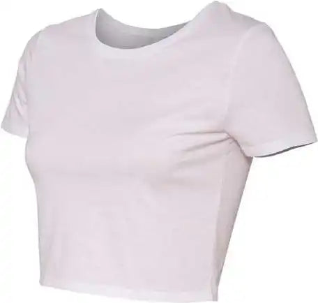Bella + Canvas 6681 Womens Crop Tee - White