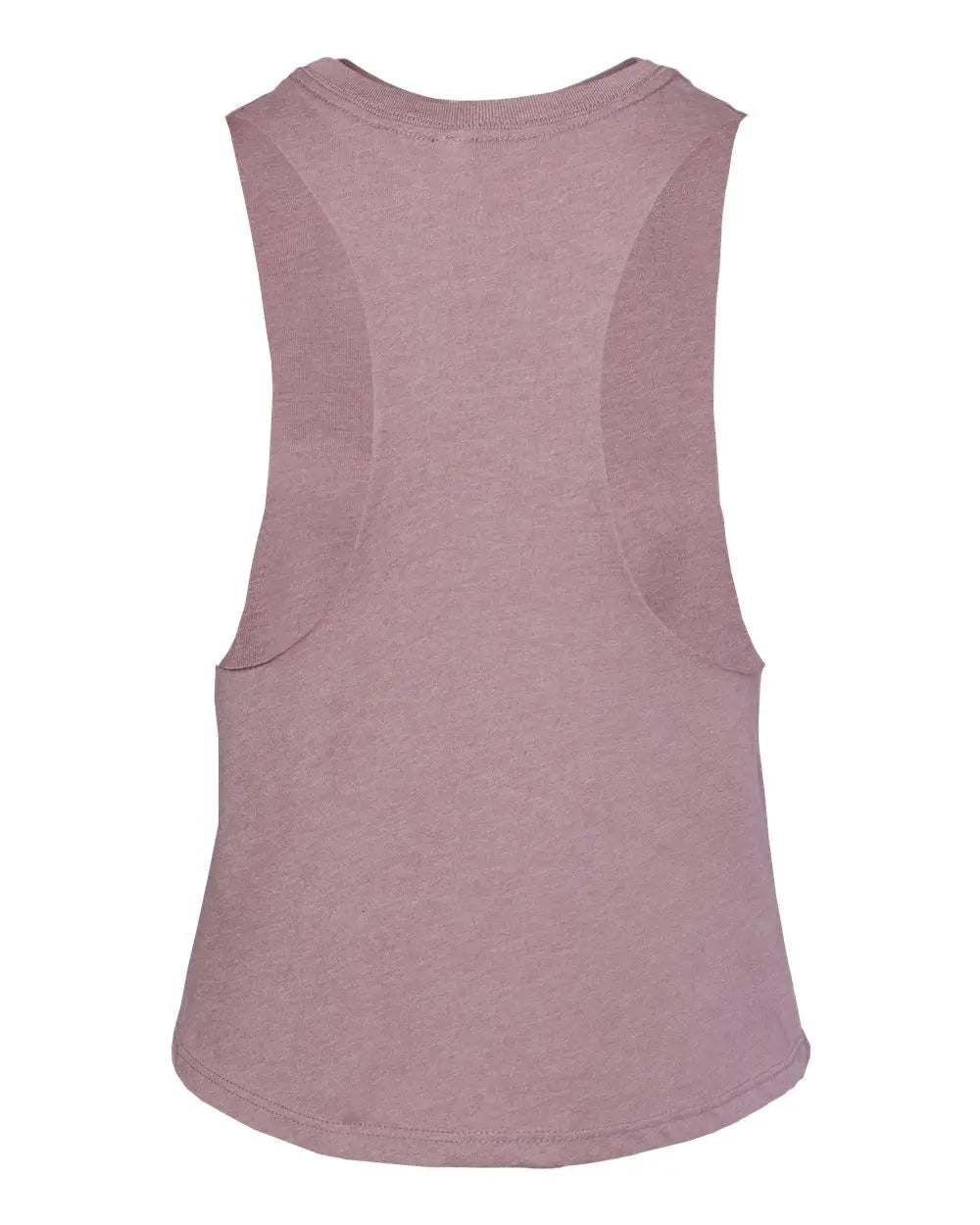 Bella + Canvas 6682 Women’s Racerback Crop Tank - Heather Orchid
