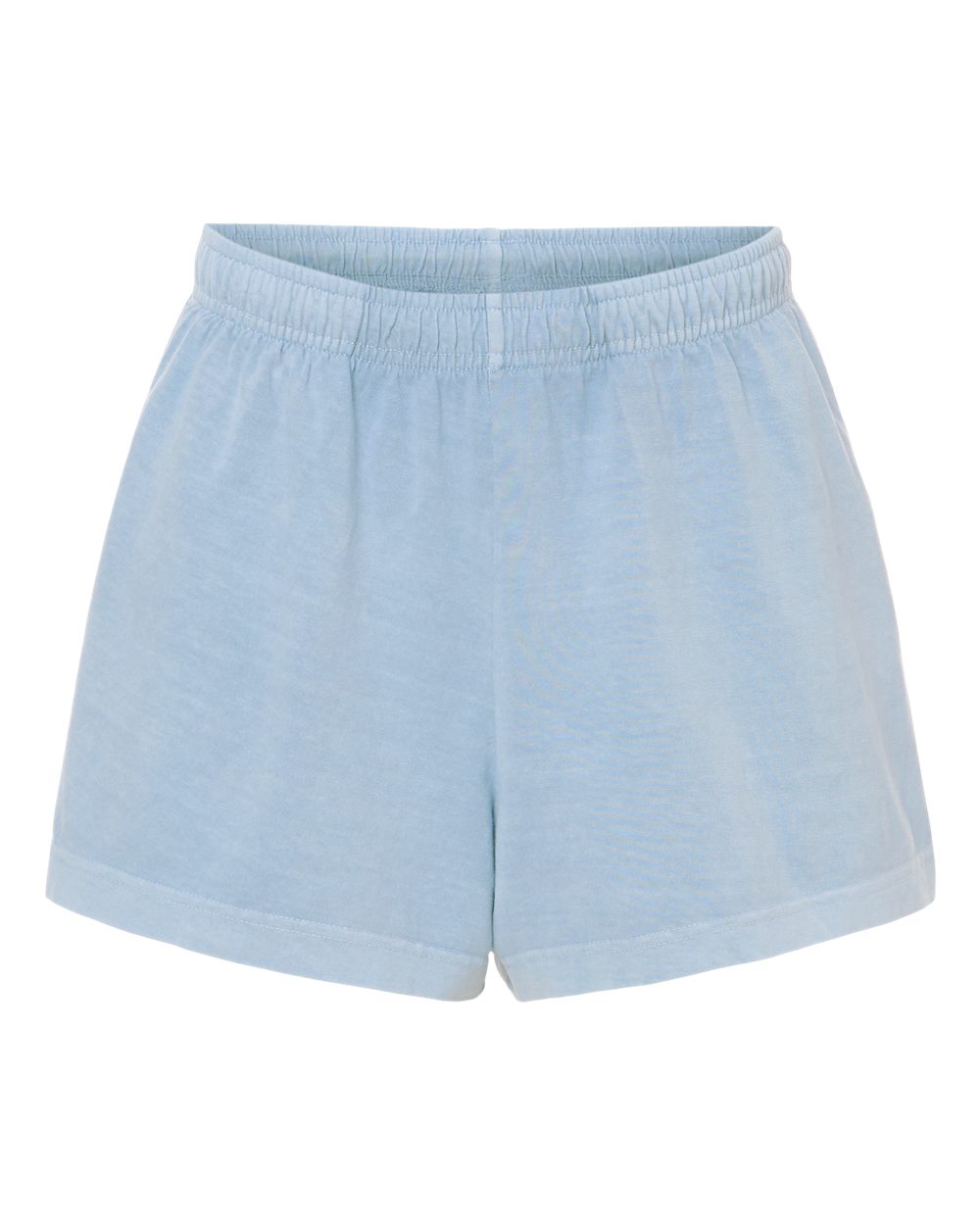 Bella + Canvas 6824gd Women’s Garment-dyed Shorts - Light Washed Denim