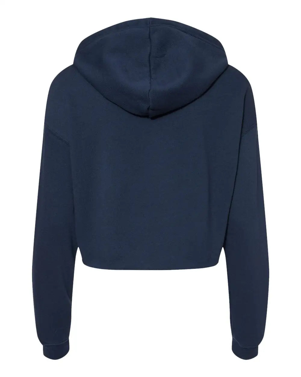 Bella + Canvas 7502 Women’s Crop Fleece Hoodie - Navy