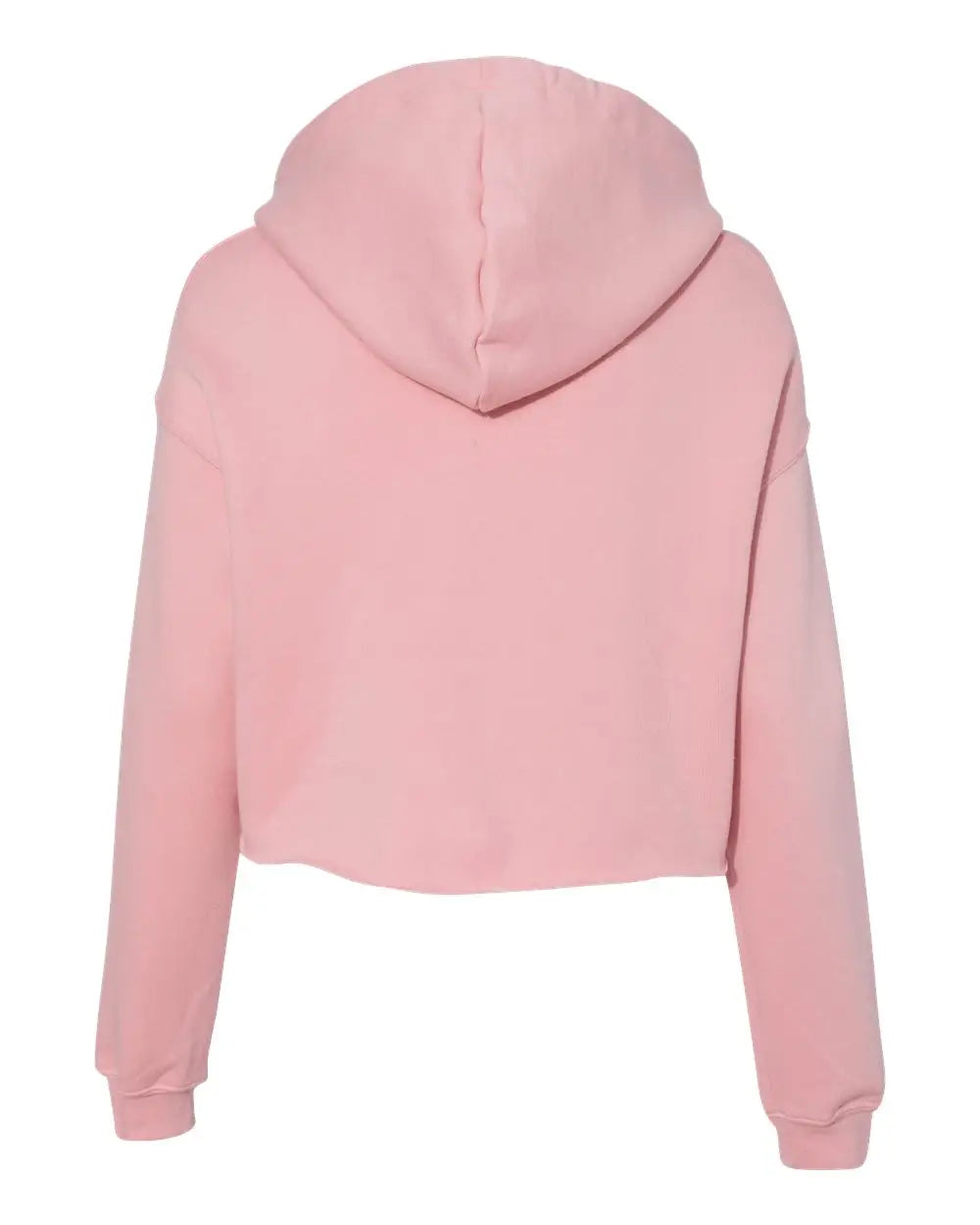 Bella + Canvas 7502 Women’s Crop Fleece Hoodie - Pink