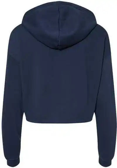 Bella + Canvas 7502 Women’s Cropped Fleece Hoodie Navy