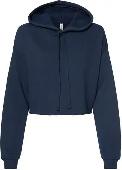 Bella + Canvas 7502 Women’s Cropped Fleece Hoodie Navy
