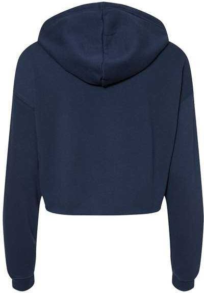 Bella + Canvas 7502 Women’s Cropped Fleece Hoodie - Navy
