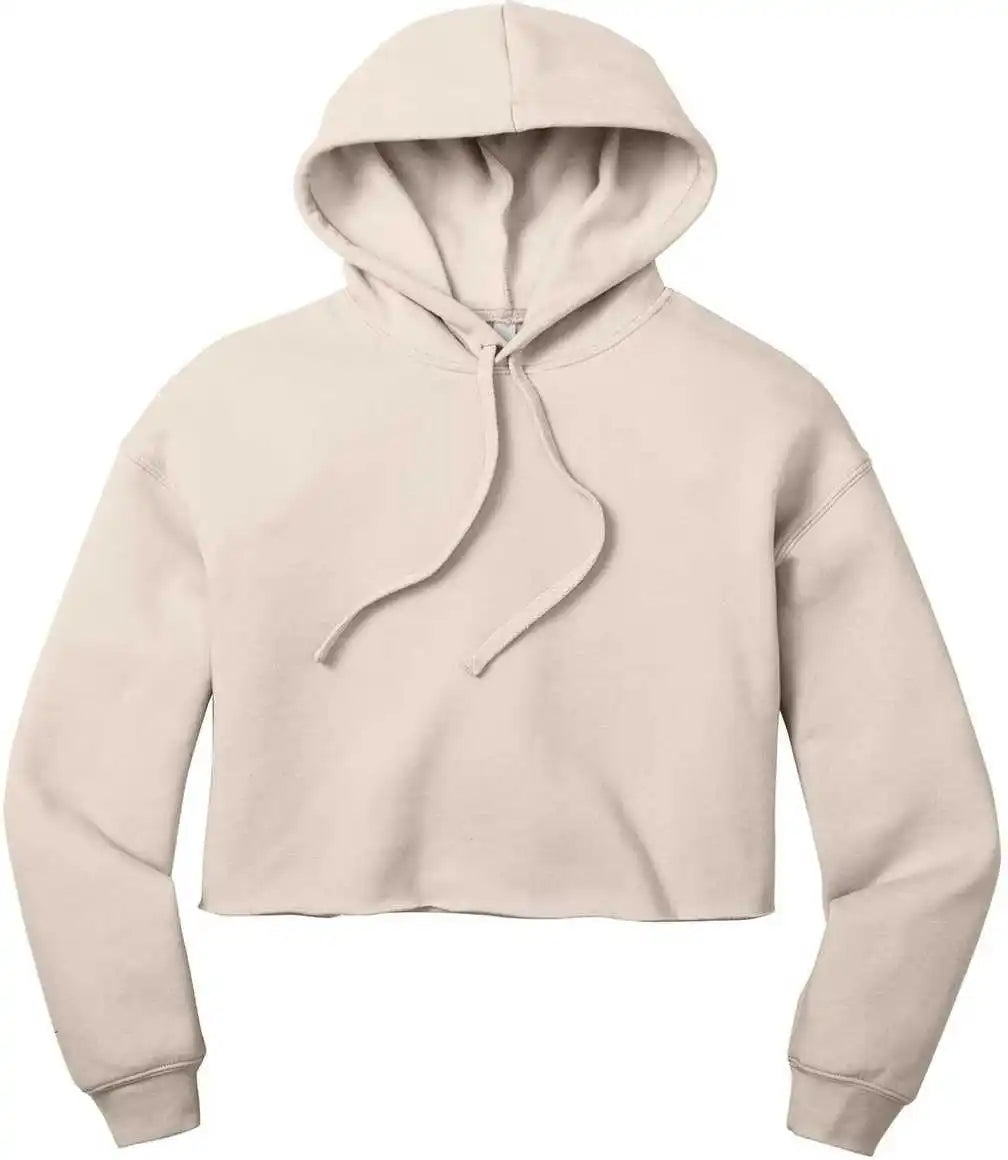 Bella + Canvas 7502 Women’s Sponge Fleece Cropped Hoodie Heather Dust