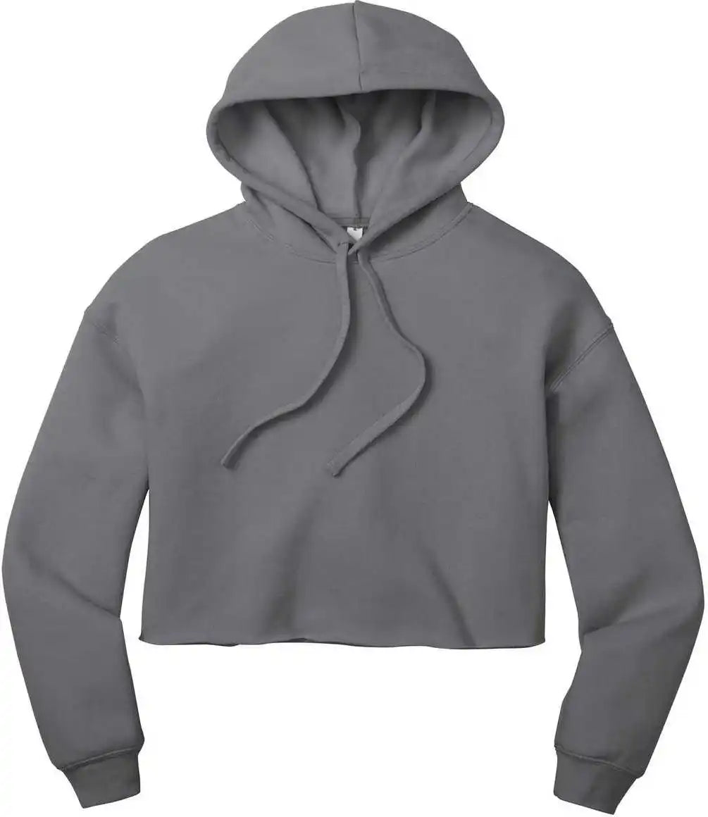 Bella + Canvas 7502 Women’s Sponge Fleece Cropped Hoodie Storm
