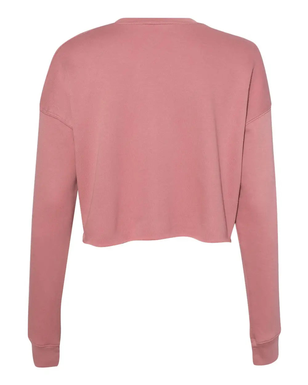 Bella + Canvas 7503 Women’s Crop Crew Fleece - Mauve