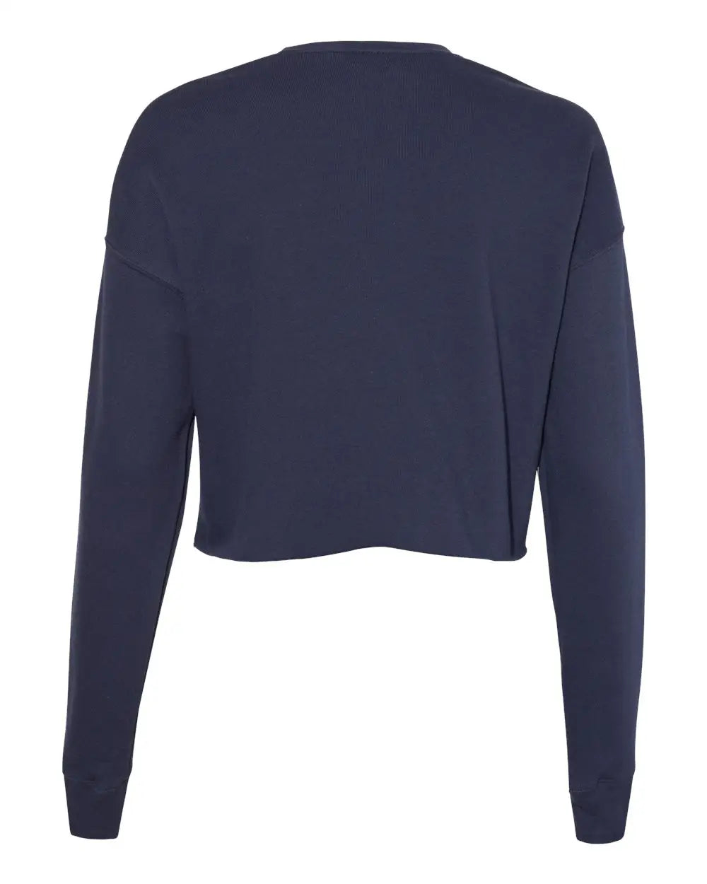 Bella + Canvas 7503 Women’s Crop Crew Fleece - Navy - s