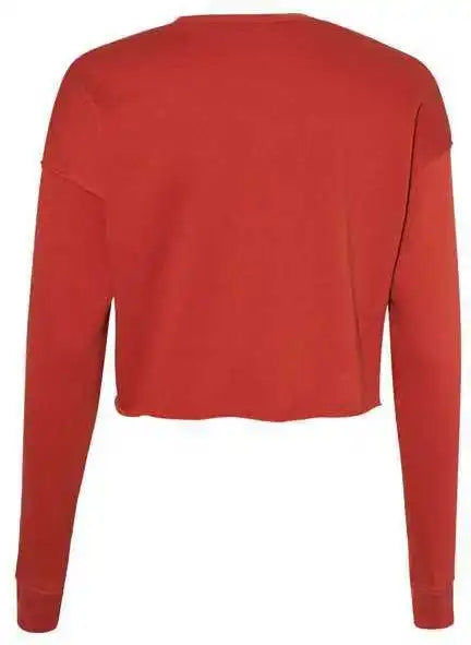 Bella + Canvas 7503 Women’s Cropped Crew Fleece - Brick