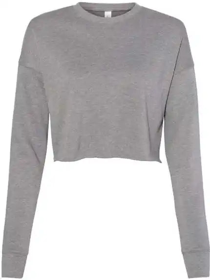 Bella + Canvas 7503 Women’s Cropped Crew Fleece Deep Heather