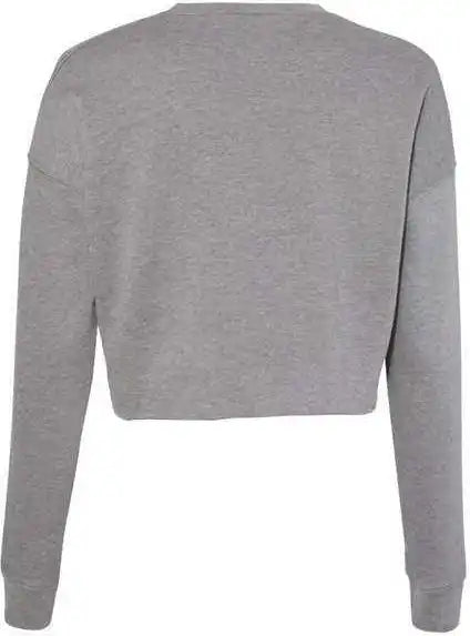 Bella + Canvas 7503 Women’s Cropped Crew Fleece Deep Heather