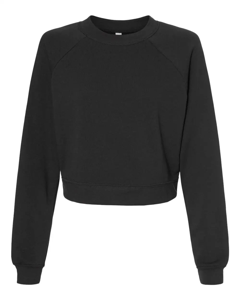 Bella + Canvas 7505 Women’s Raglan Pullover Fleece - Dark Grey