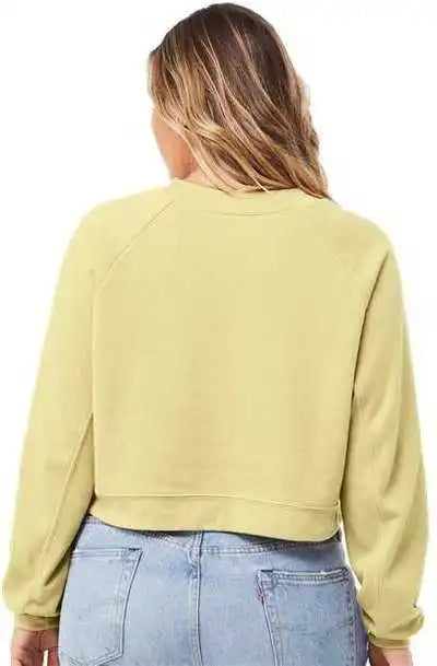 Bella + Canvas 7505 Women’s Raglan Pullover Fleece - French Vanilla