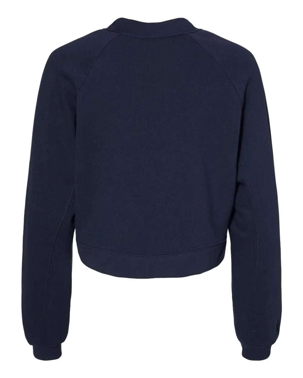 Bella + Canvas 7505 Women’s Raglan Pullover Fleece - Navy