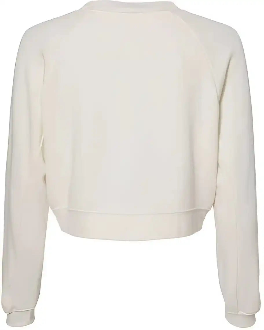 Bella + Canvas 7505 Women’s Raglan Pullover Fleece Vintage White