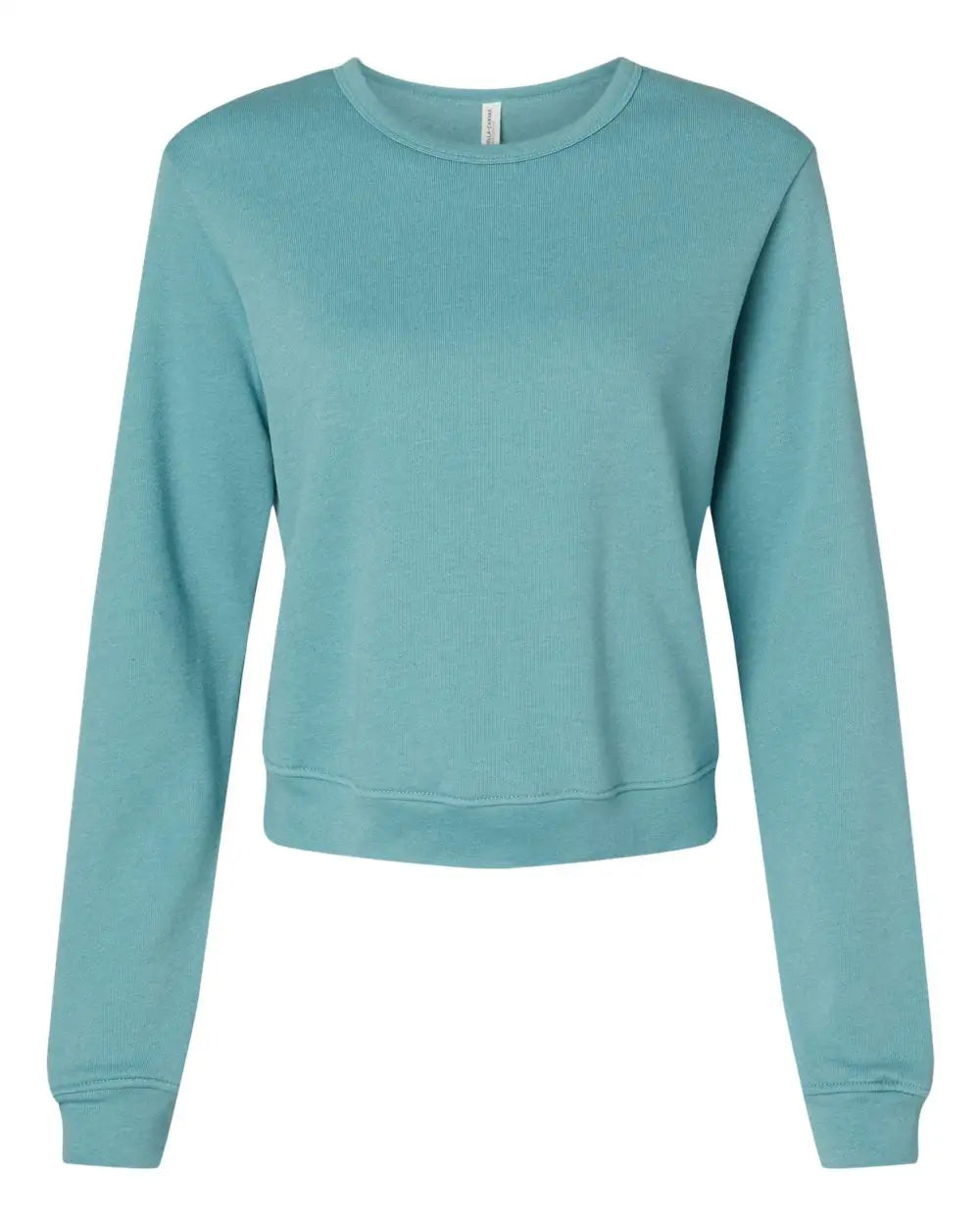 Bella + Canvas 7511 Women’s Sponge Fleece Classic Crewneck Sweatshirt - Heather Blue Lagoon - s