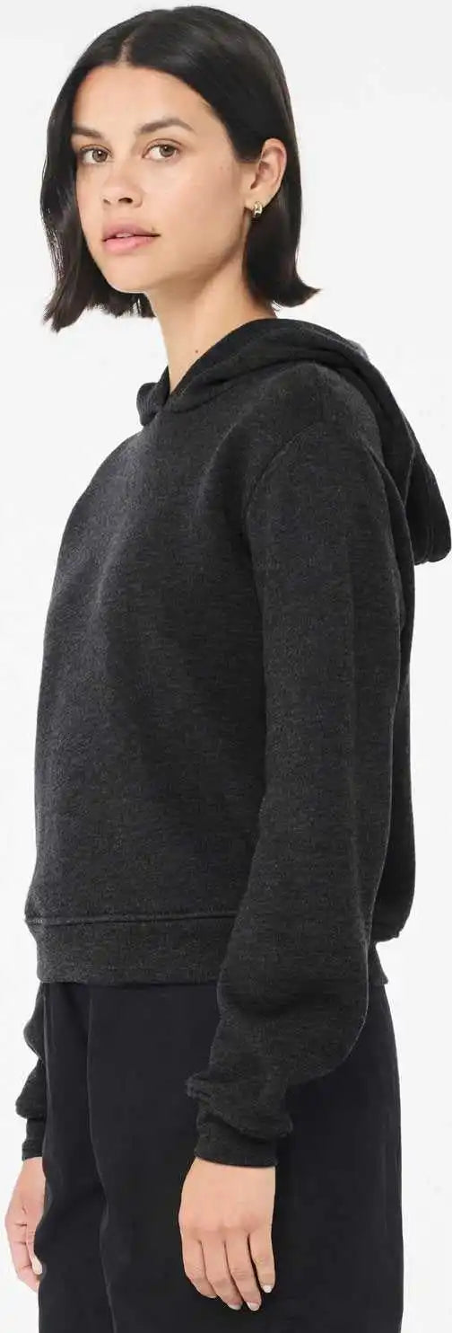 Bella + Canvas 7519 Women’s Classic Hoodie - Dark Gray Heather