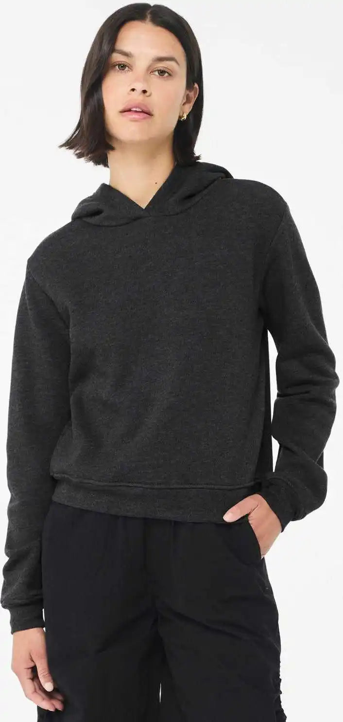 Bella + Canvas 7519 Women’s Classic Hoodie - Dark Gray Heather