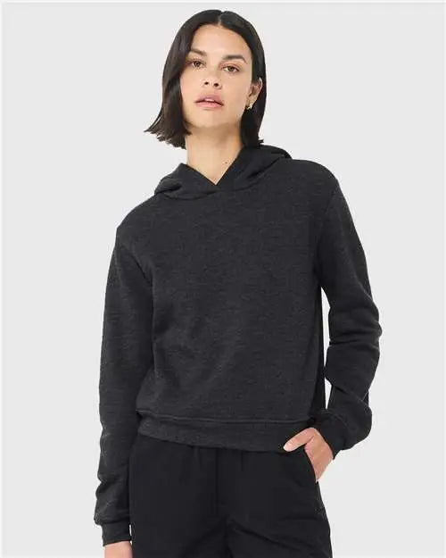 Bella + Canvas 7519 Women’s Classic Hoodie - Dark Grey Heather