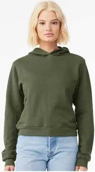 Bella + Canvas 7519 Women’s Classic Hoodie Military Green