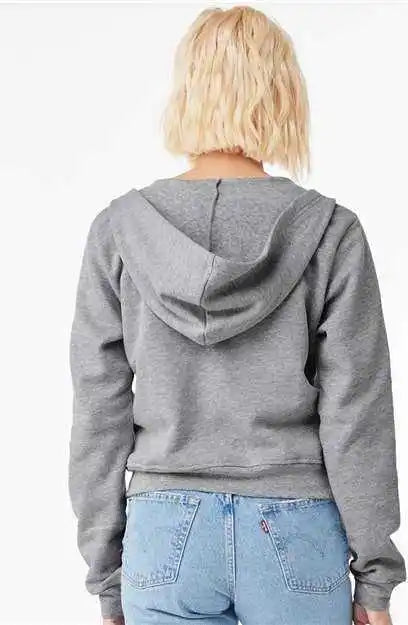 Bella + Canvas 7539 Fwd Fashion Women’s Sponge Fleece Full-zip Hoodie - Athletic Heather