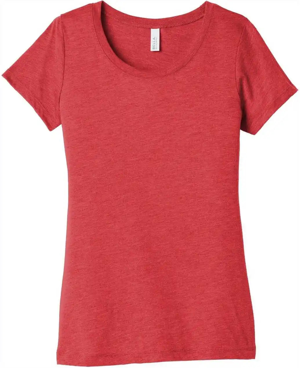 Bella + Canvas 8413 Women’s Triblend Short Sleeve Tee - Red