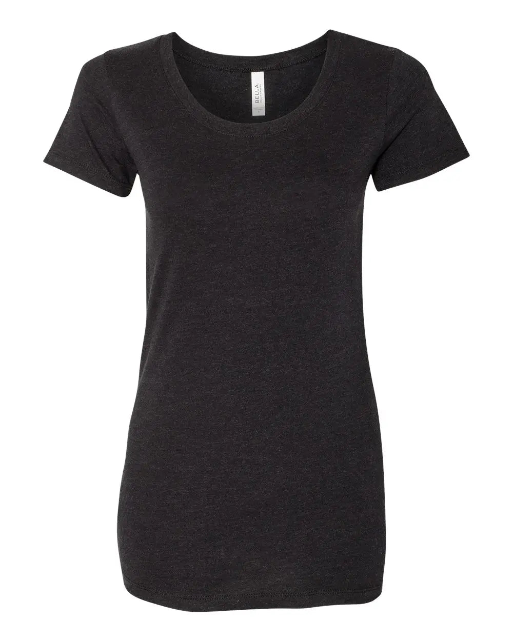 Bella + Canvas 8413 Women’s Triblend Tee - Black Heather - Xl