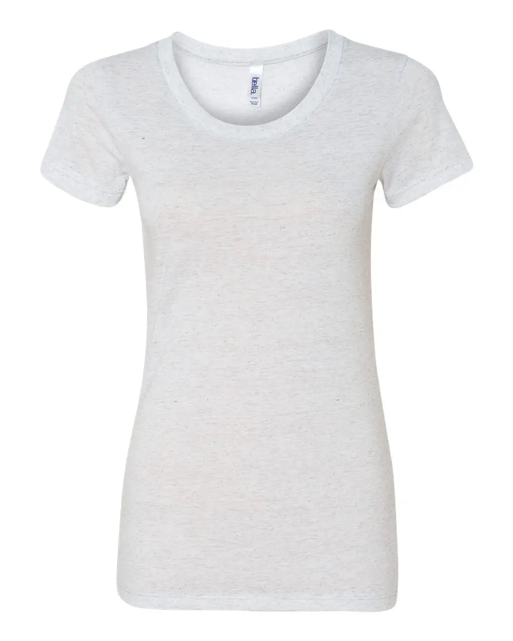 Bella + Canvas 8413 Women’s Triblend Tee - White Fleck