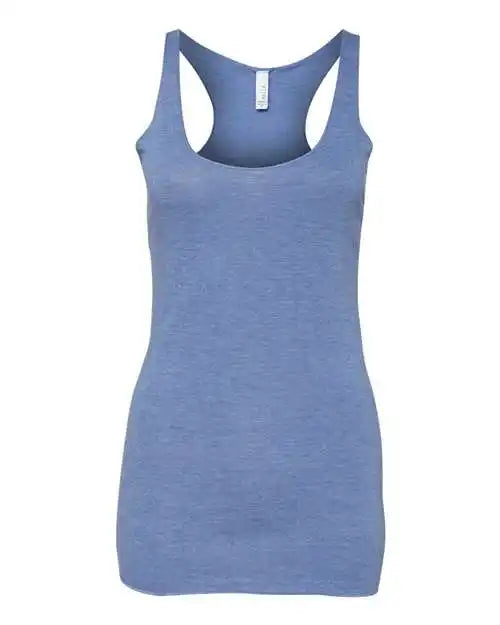 Bella + Canvas 8430 Women’s Triblend Racerback Tank - Blue