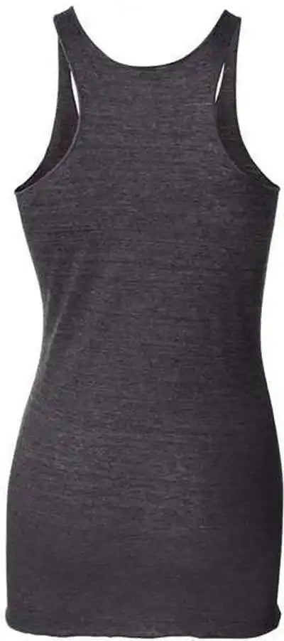 Bella + Canvas 8430 Women’s Triblend Racerback Tank Charcoal Black