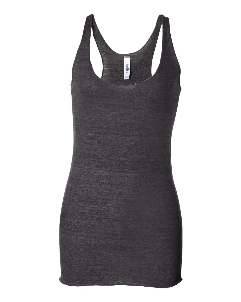 Bella + Canvas 8430 Women’s Triblend Racerback Tank - Charcoal Black