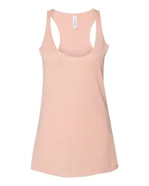 Bella + Canvas 8430 Women’s Triblend Racerback Tank Peach