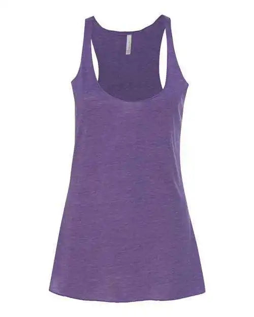 Bella + Canvas 8430 Women’s Triblend Racerback Tank - Purple
