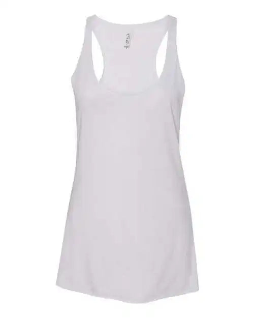 Bella + Canvas 8430 Women’s Triblend Racerback Tank Solid White