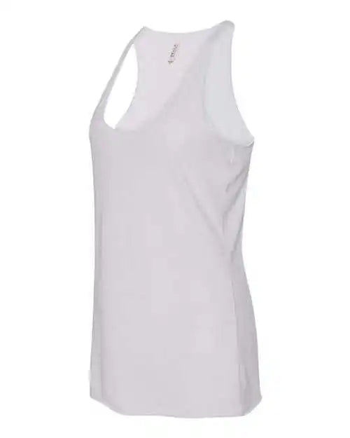 Bella + Canvas 8430 Women’s Triblend Racerback Tank Solid White