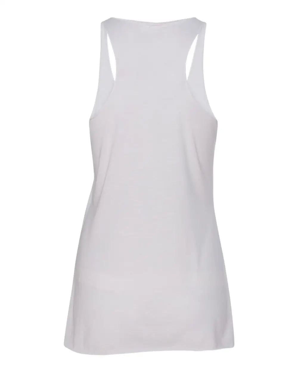 Bella + Canvas 8430 Women’s Triblend Racerback Tank - Solid White