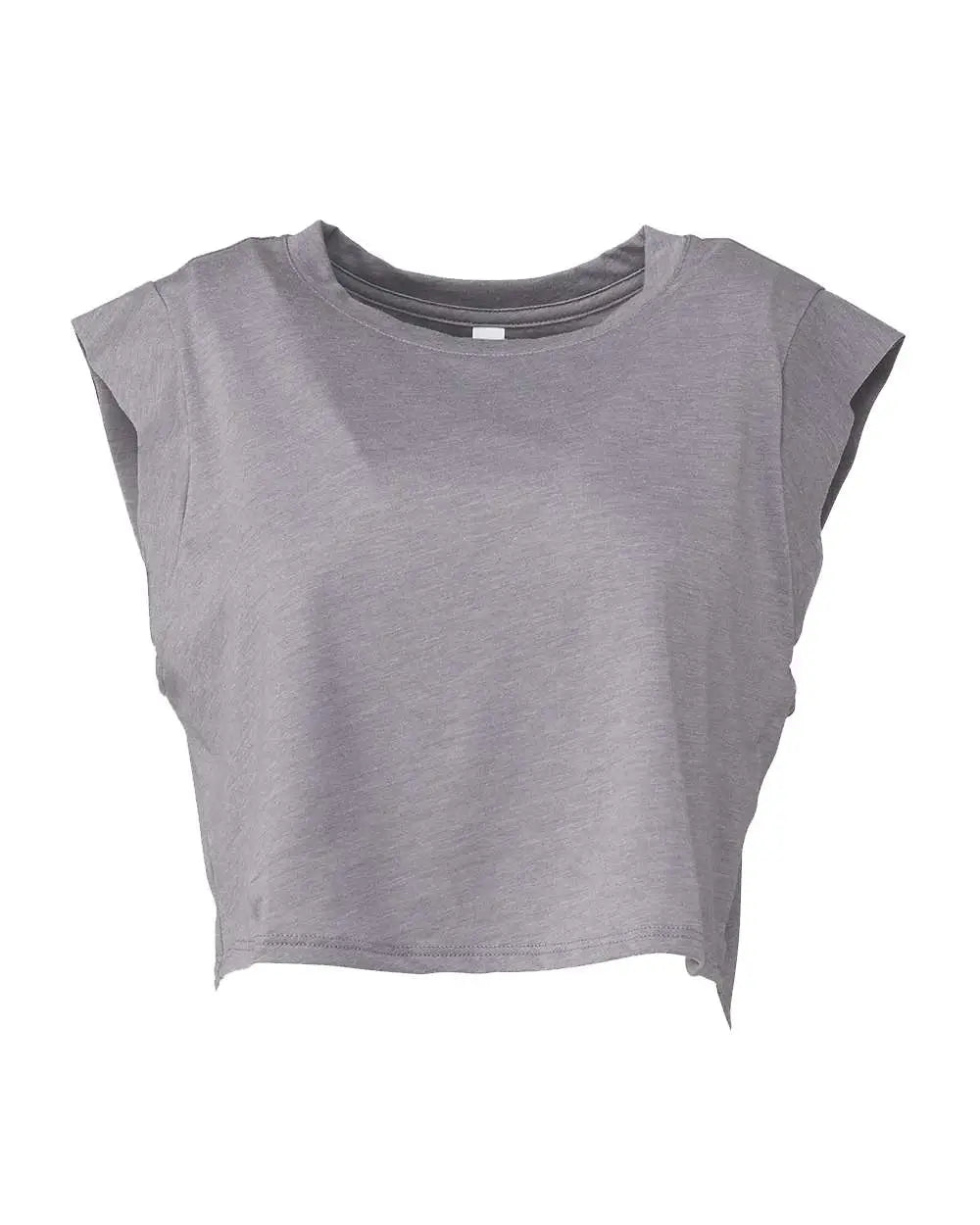 Bella + Canvas 8483 Fwd Fashion Women’s Festival Crop Tank - Storm Triblend - Ladies s