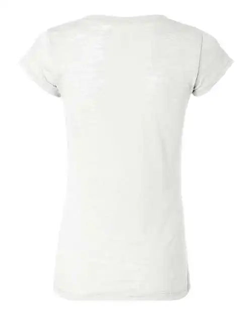 Bella + Canvas 8601 Women’s Burnout Tee - White