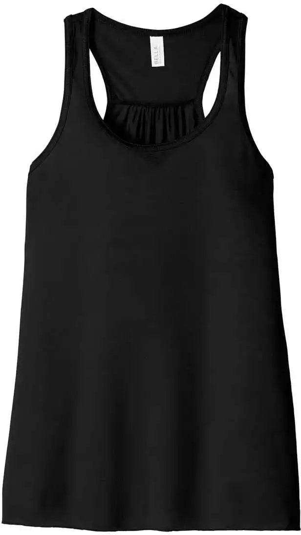 Bella + Canvas 8800 Women’s Flowy Racerback Tank Black